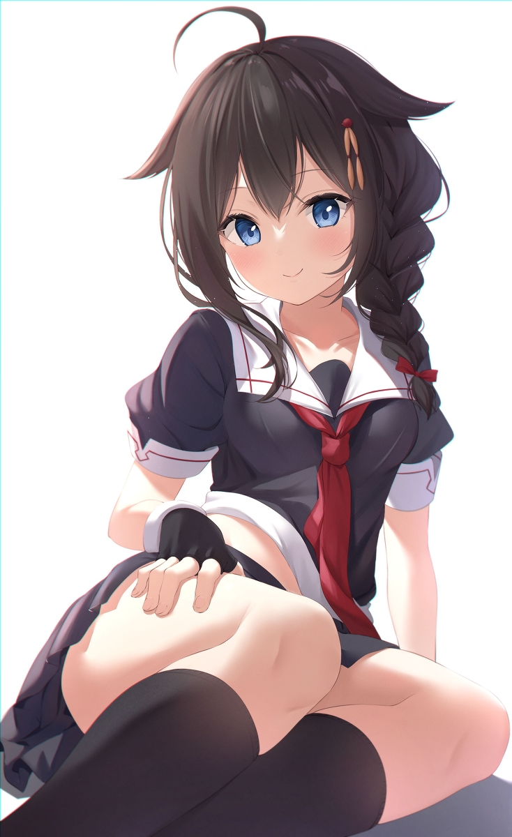 This is a pixiv picture whose title is 時雨.