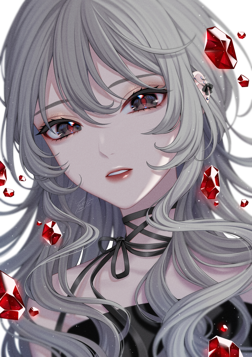 This is a pixiv picture whose title is ♦.
