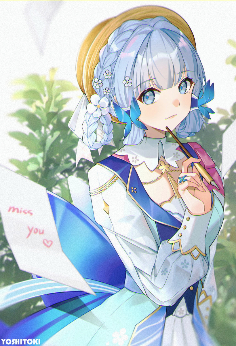 This is a pixiv picture whose title is 手紙✉️.