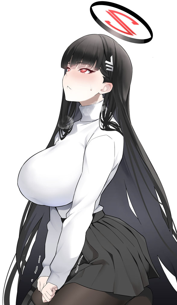 This is a pixiv picture whose title is ナニかを見上げるリオ.