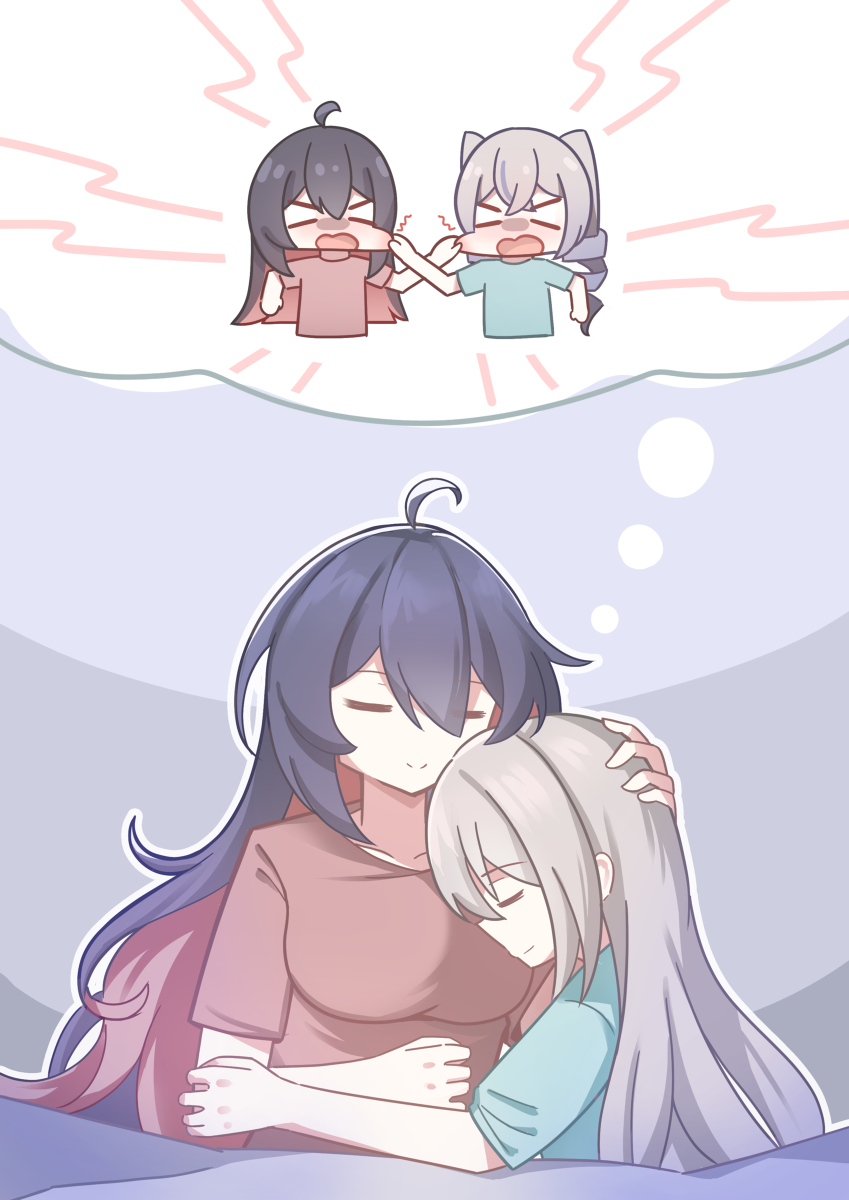 This is a pixiv picture whose title is 梦.