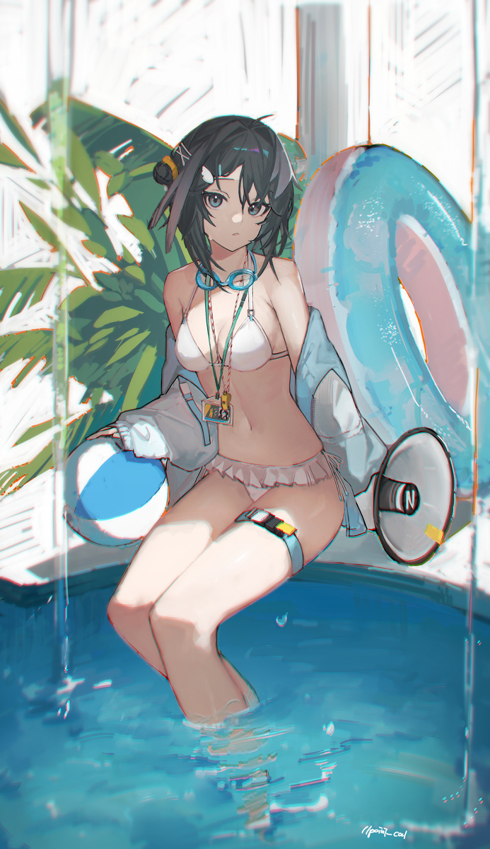 This is a pixiv picture whose title is ラプルマ水着.