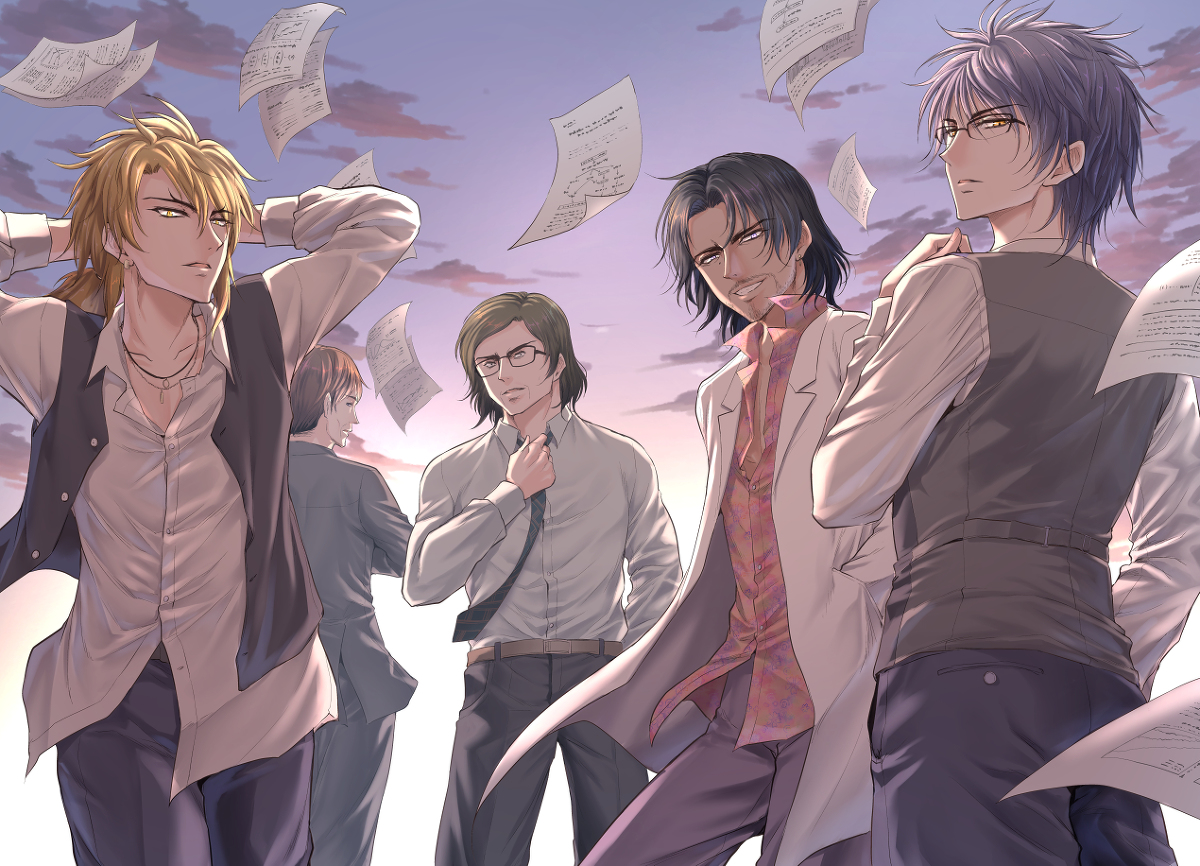 This is a pixiv picture whose title is 理系男子の黎明.