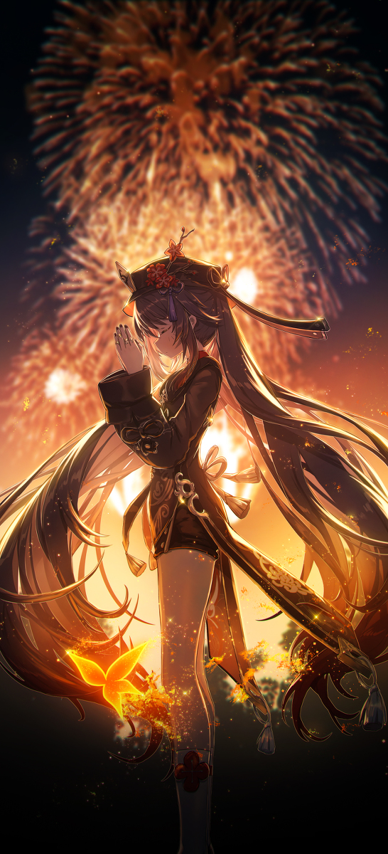 This is a pixiv picture whose title is 🎆.