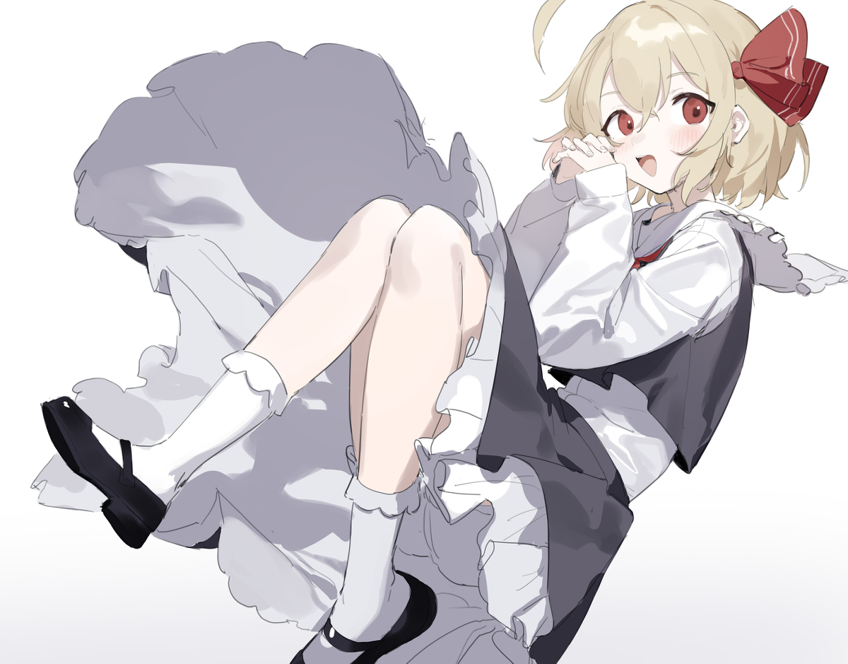 This is a pixiv picture whose title is ルーミア.