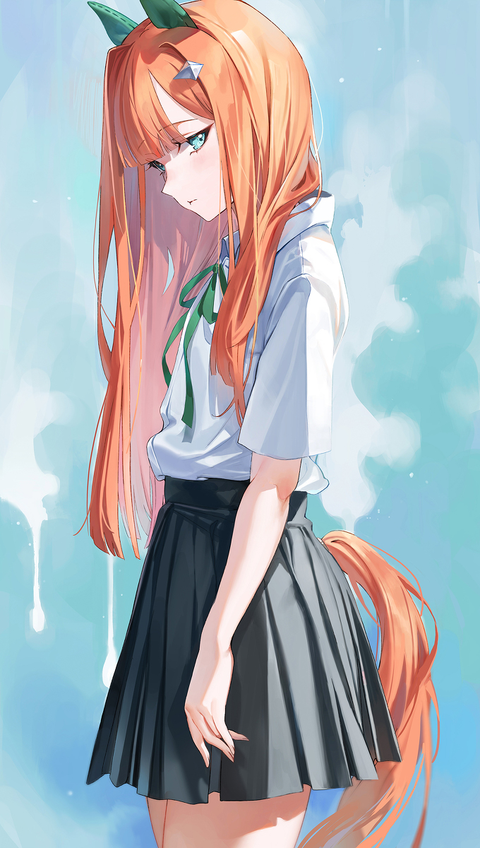 This is a pixiv picture whose title is サイレンススズカ.