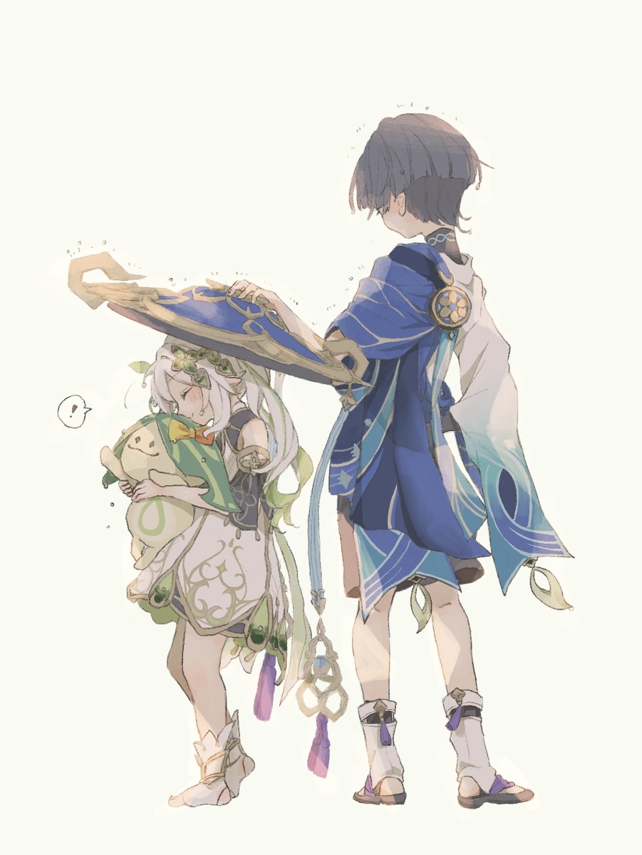 This is a pixiv picture whose title is 雨と笠.
