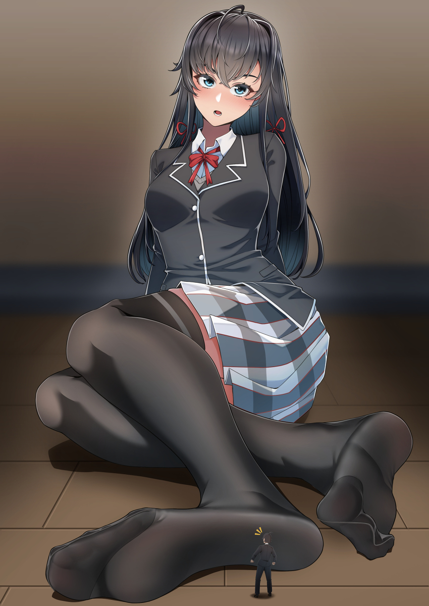 This is a pixiv picture whose title is 雪之下雪乃（commission）.