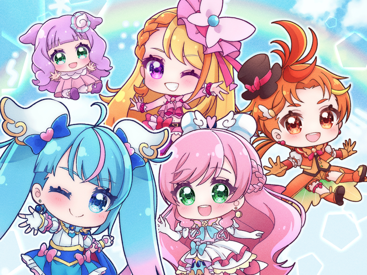 This is a pixiv picture whose title is ひろがるスカイ！プリキュア.