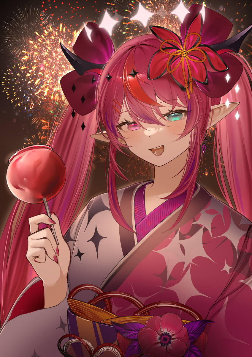 This is a pixiv picture whose title is IRyS kimono.