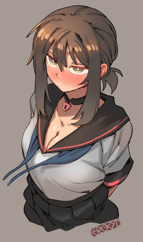 This is a pixiv picture whose title is 「うん...」.