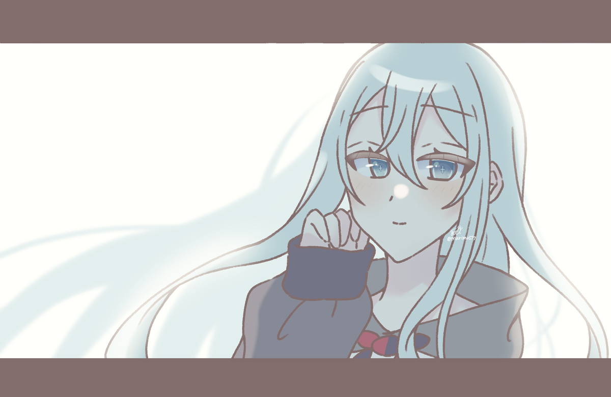 This is a pixiv picture whose title is 背負う君へ.