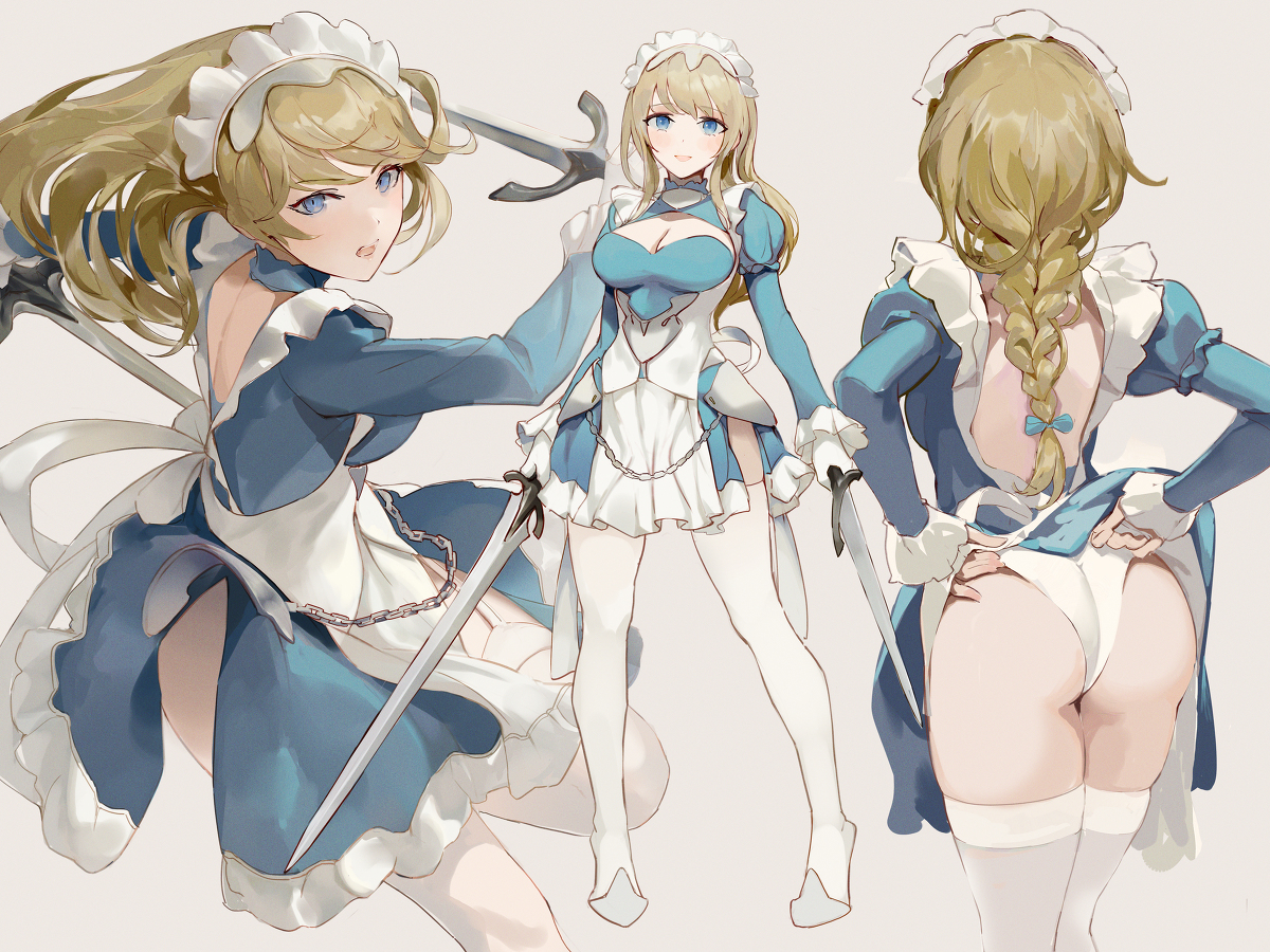 This is a pixiv picture whose title is Elena | Maid Master.
