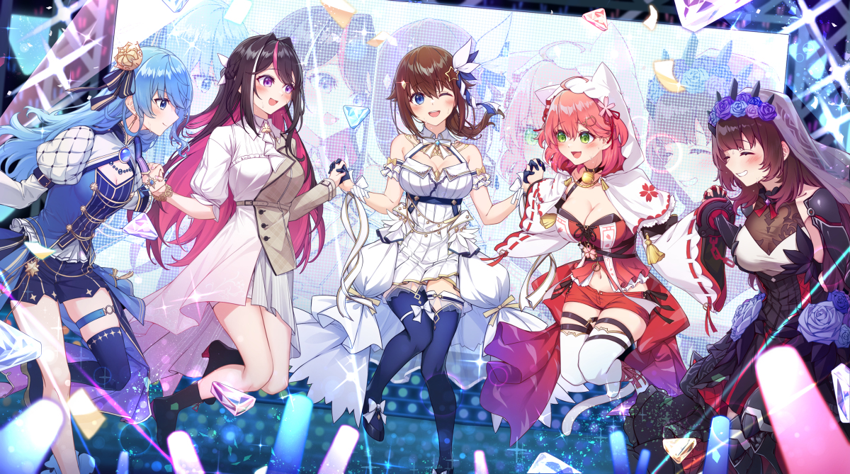 This is a pixiv picture whose title is Hololive 0th gen.