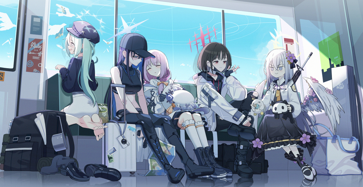 This is a pixiv picture whose title is 아리우스 기차여행.