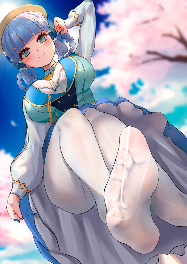 This is a pixiv picture whose title is 神里綾華.