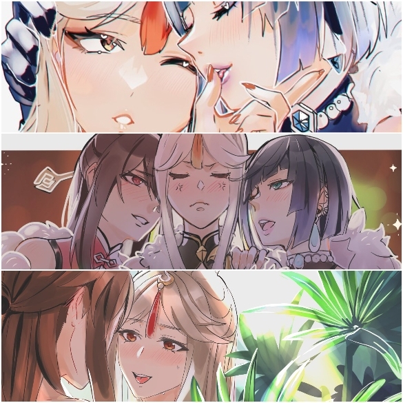 This is a pixiv picture whose title is Ningguang.