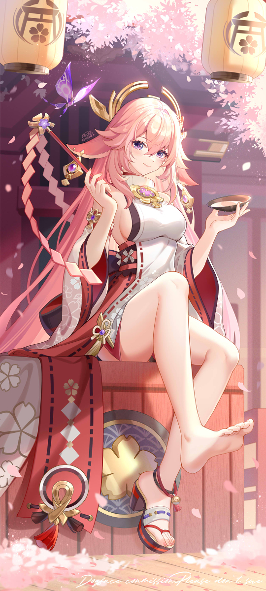 This is a pixiv picture whose title is 神狐的祝福✿.