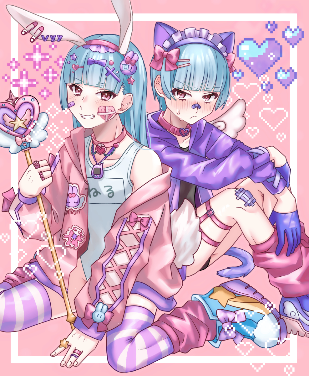 This is a pixiv picture whose title is 成人男性のスク水🐱.