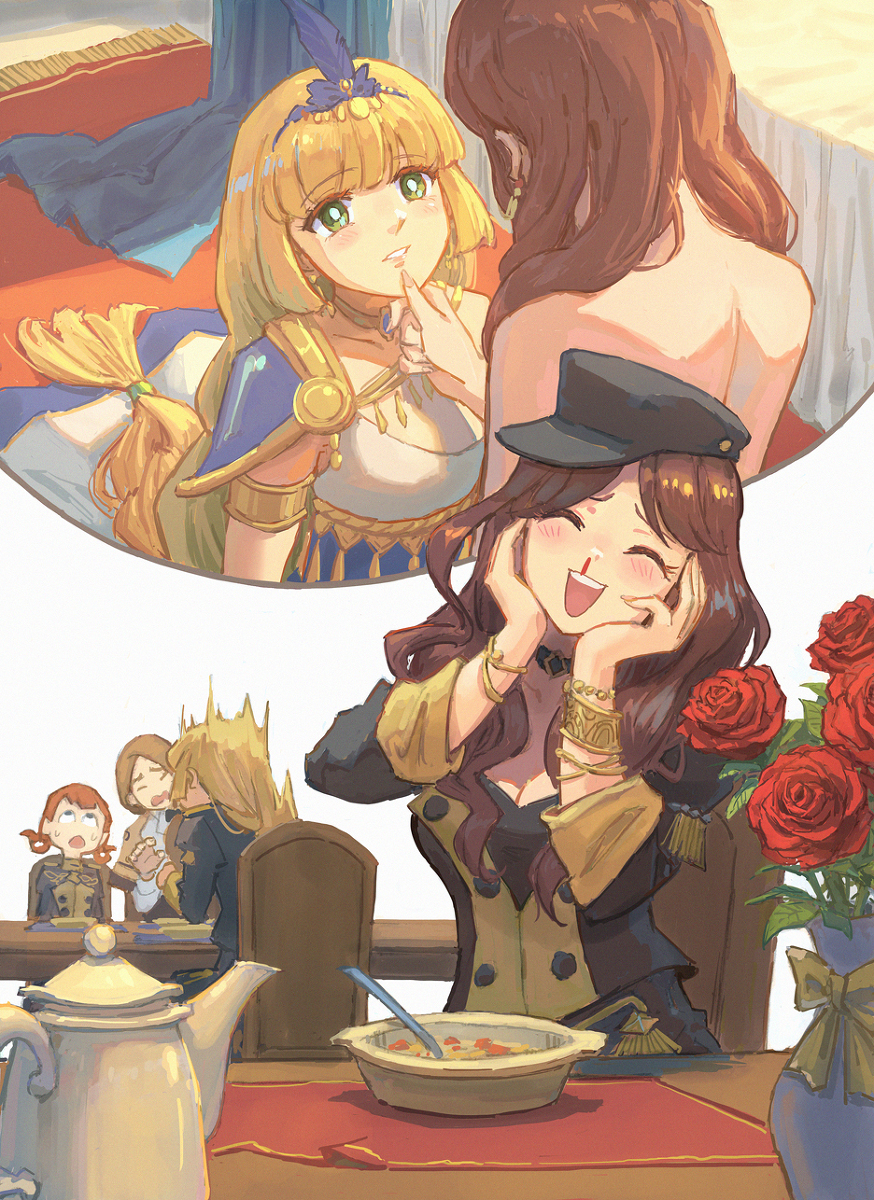 This is a pixiv picture whose title is Dorothea Has a Dream.