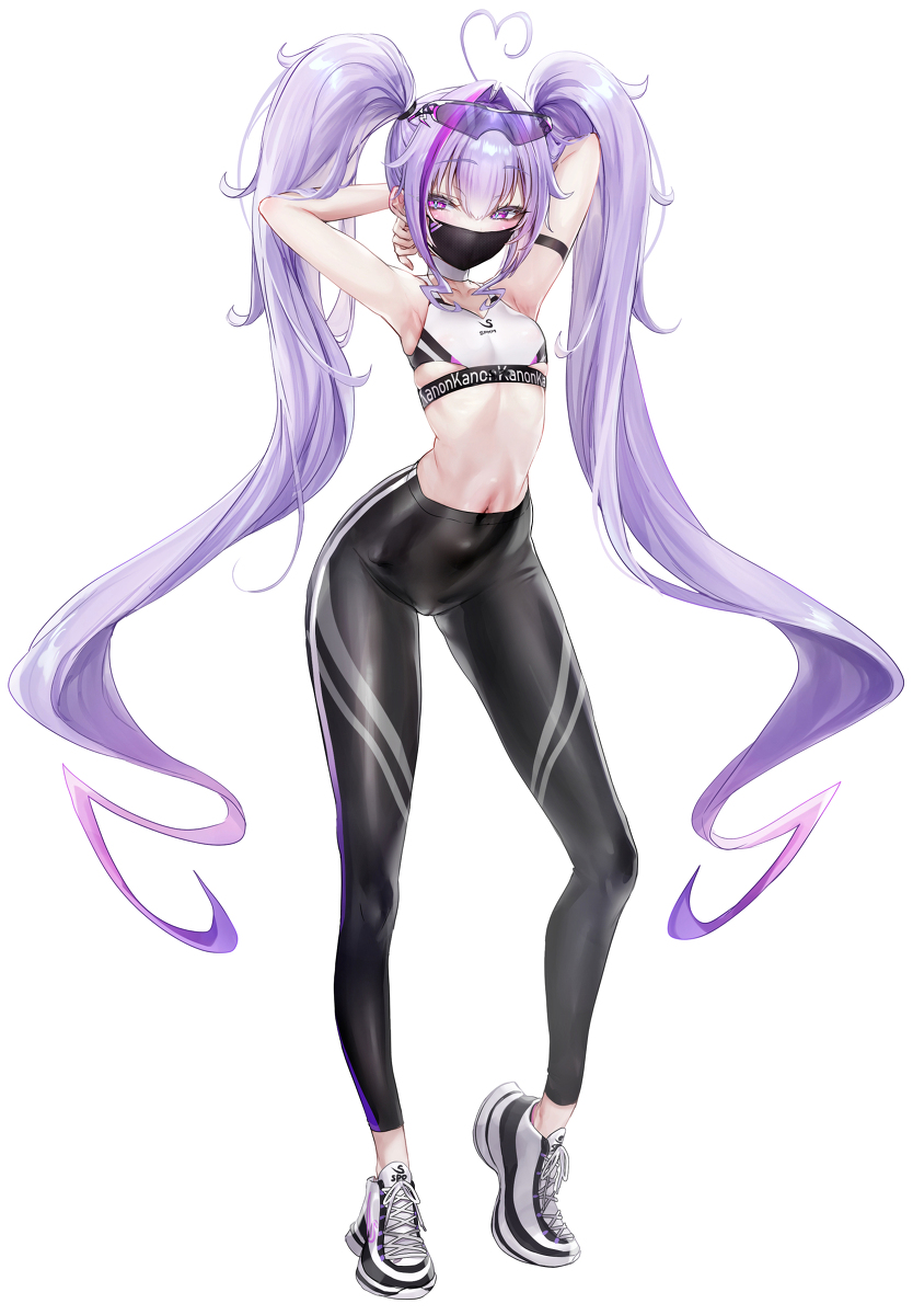 This is a pixiv picture whose title is 万納寺香音　プライベートトレーニングウェアver.