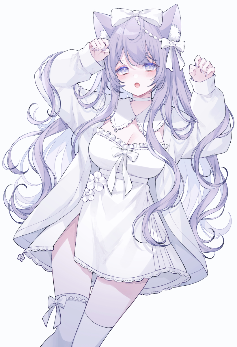 This is a pixiv picture whose title is Meow.