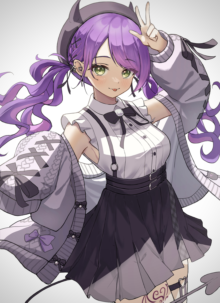 This is a pixiv picture whose title is 常闇トワ.