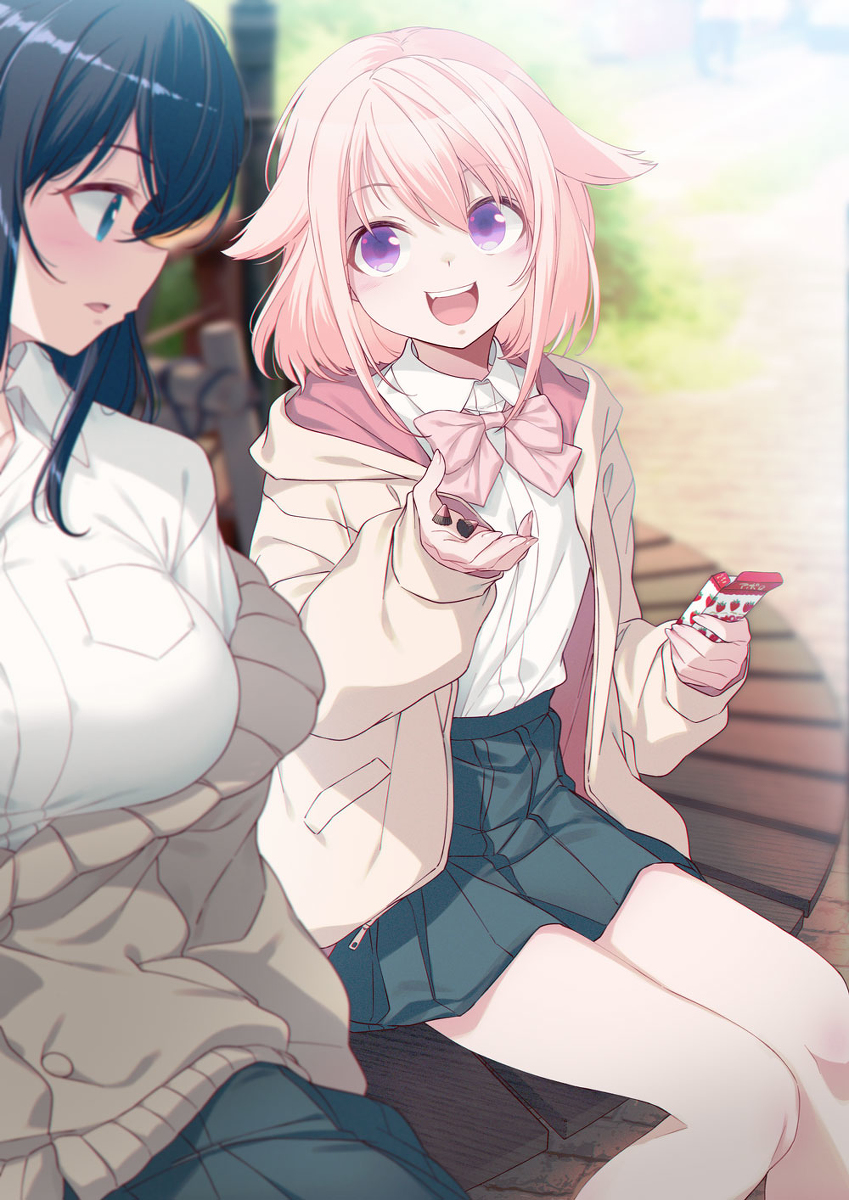 This is a pixiv picture whose title is 「ハッピーバレンタイン♪」.