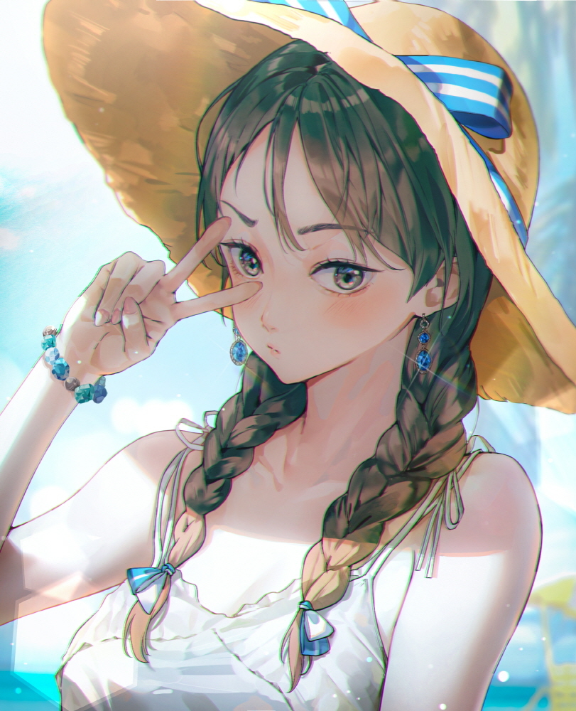 This is a pixiv picture whose title is 夏.