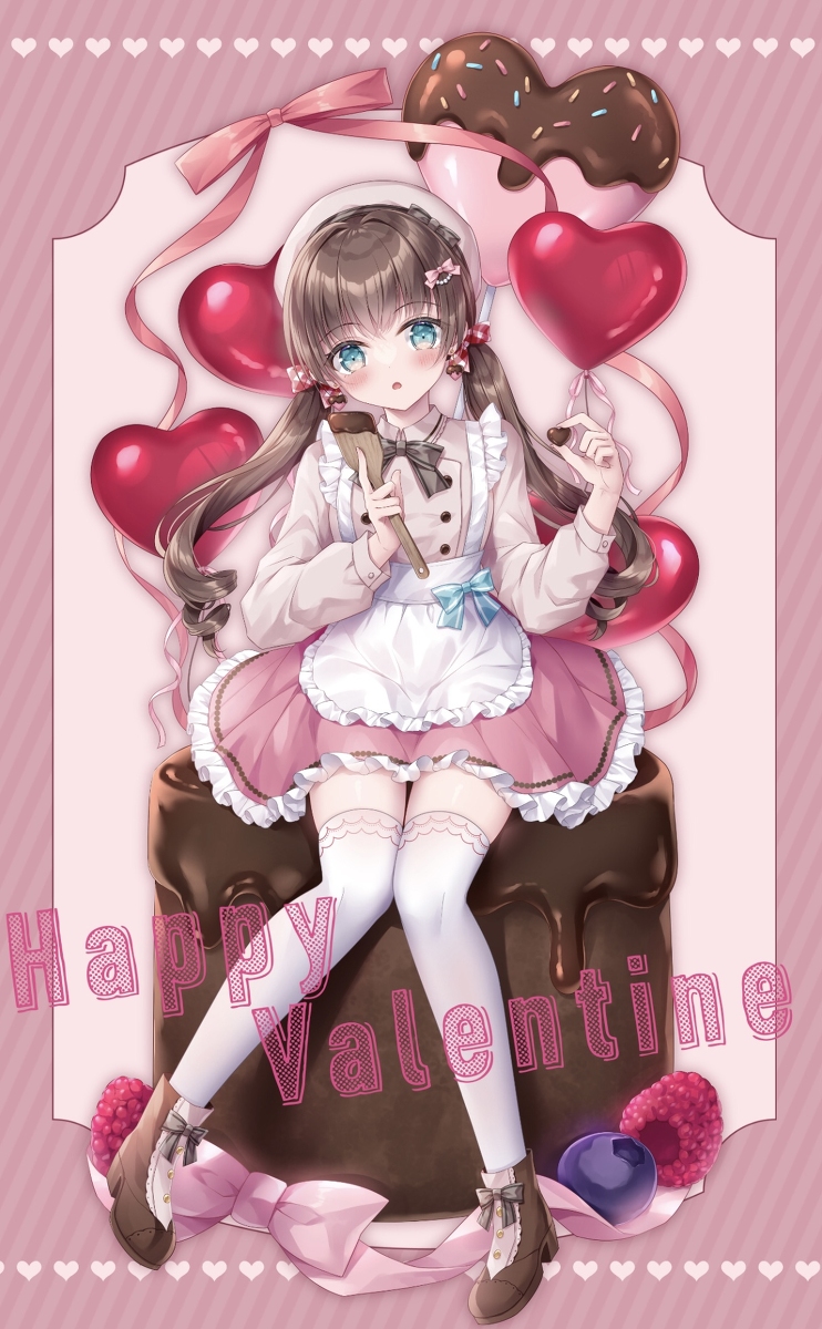 This is a pixiv picture whose title is ❤️Happy Valentine❤️.