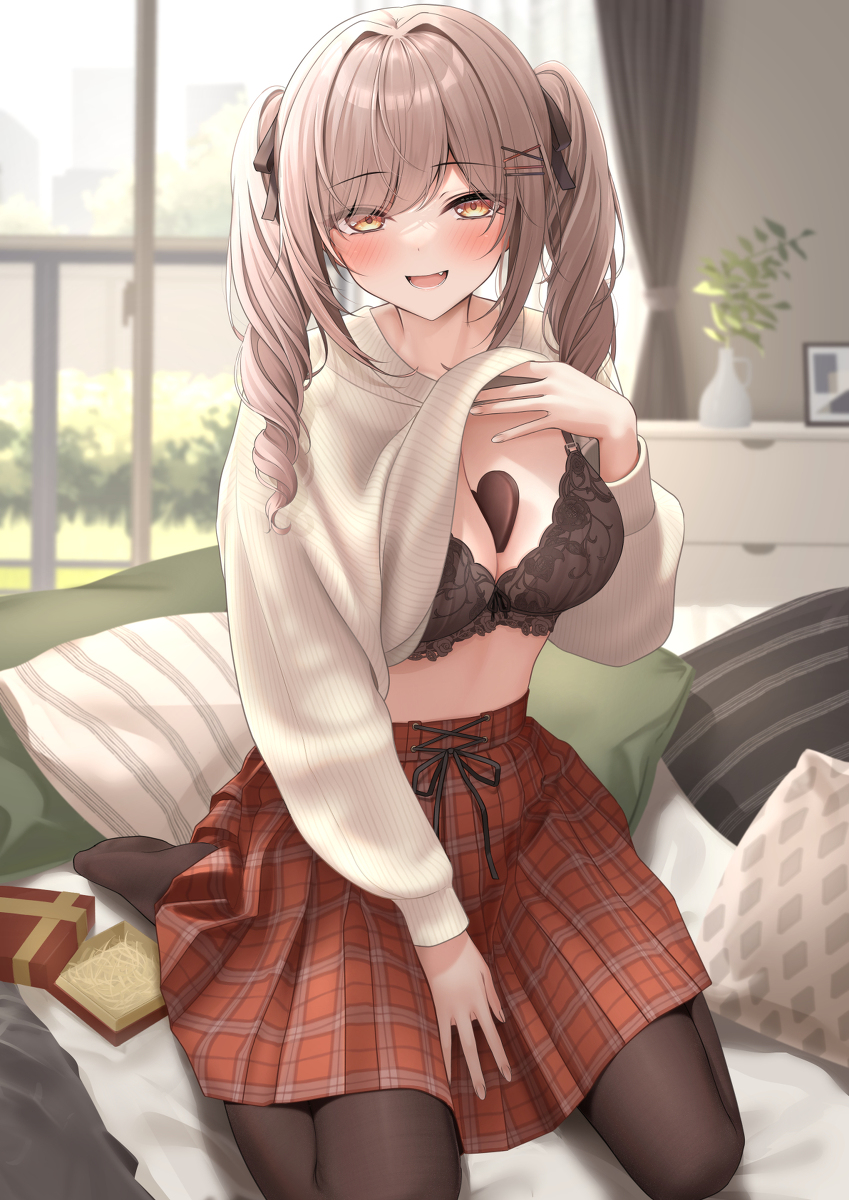 This is a pixiv picture whose title is ねぇ、今日何の日か知ってる？.
