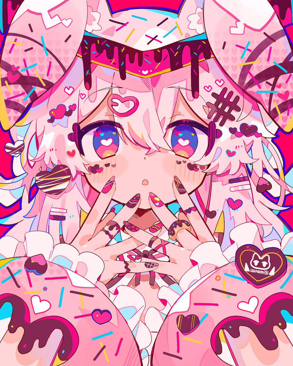 This is a pixiv picture whose title is 🤎❤.