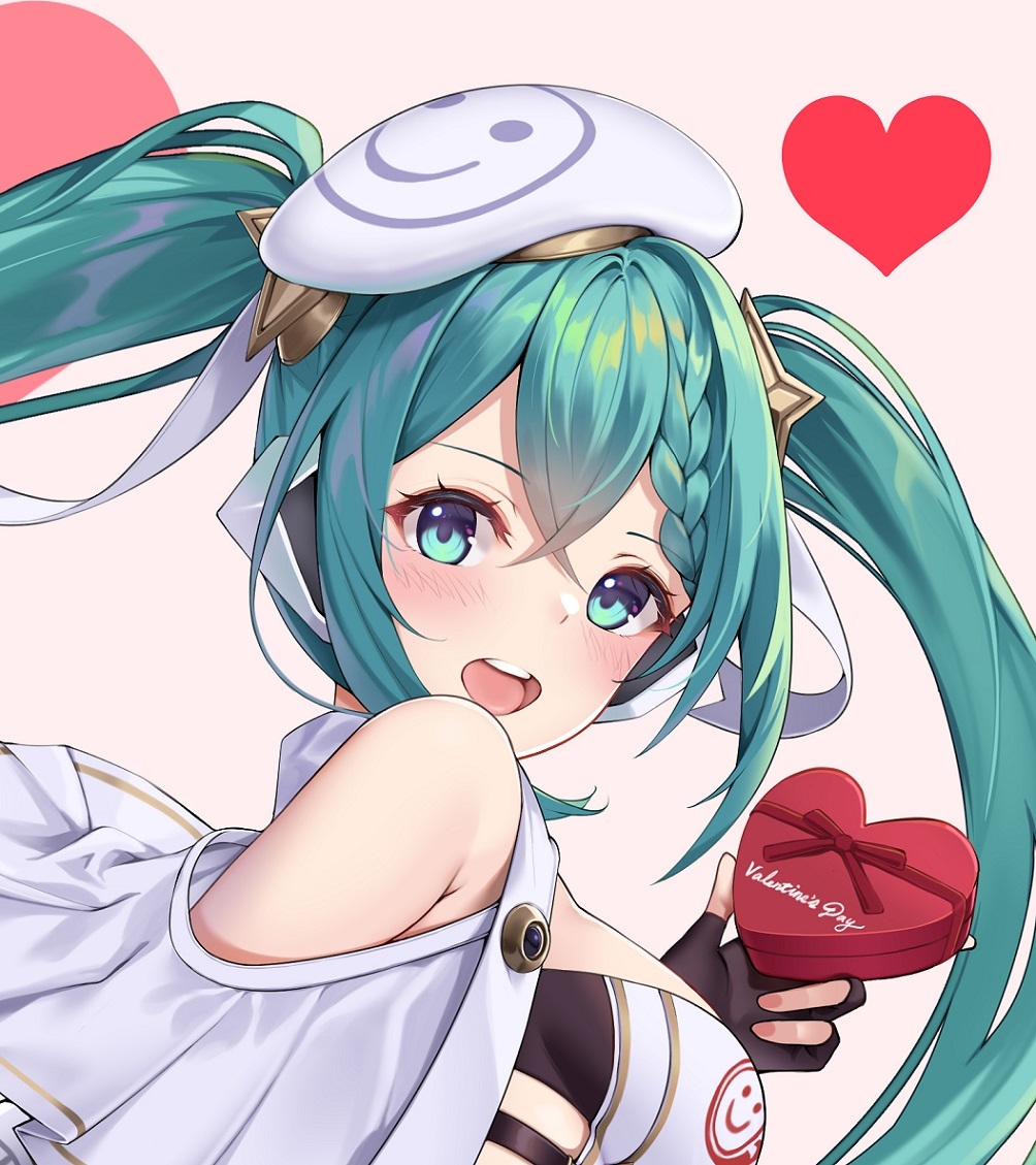 This is a pixiv picture whose title is 初音ミク.