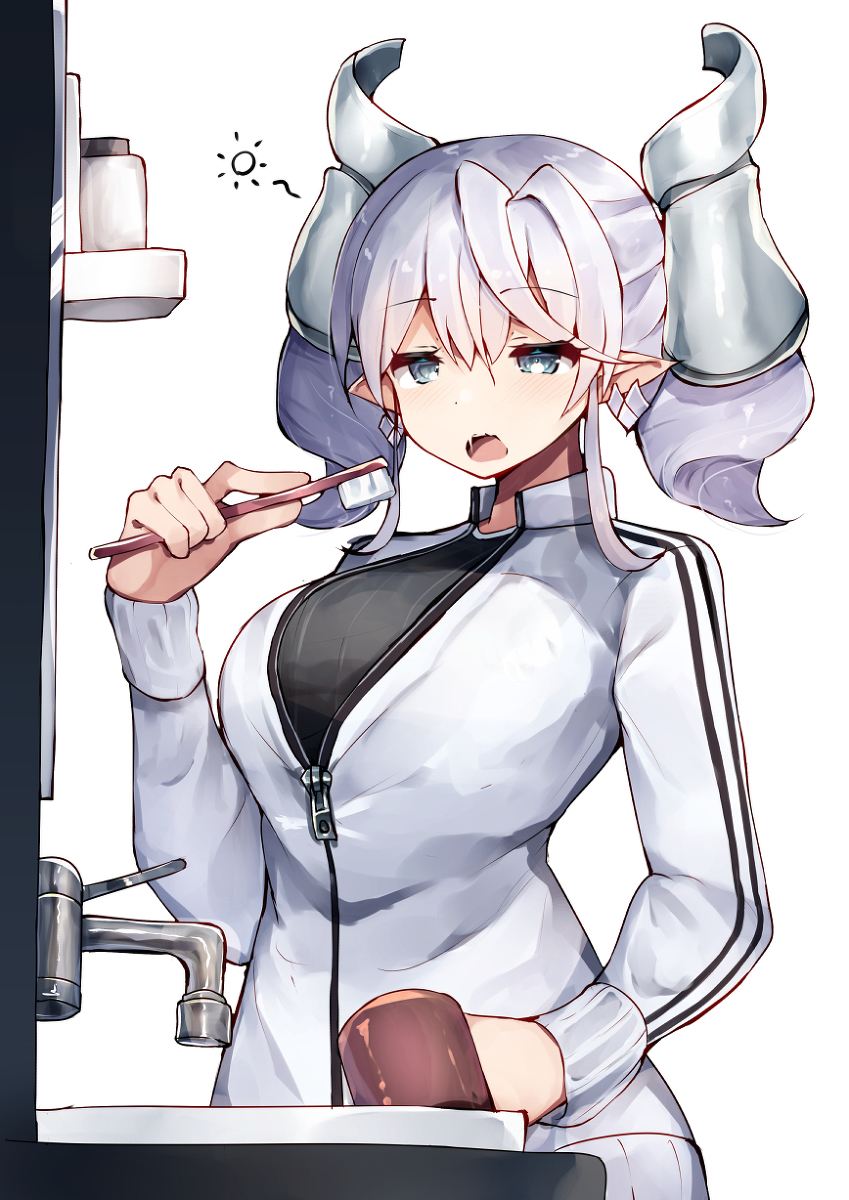 This is a pixiv picture whose title is ねむねむ.
