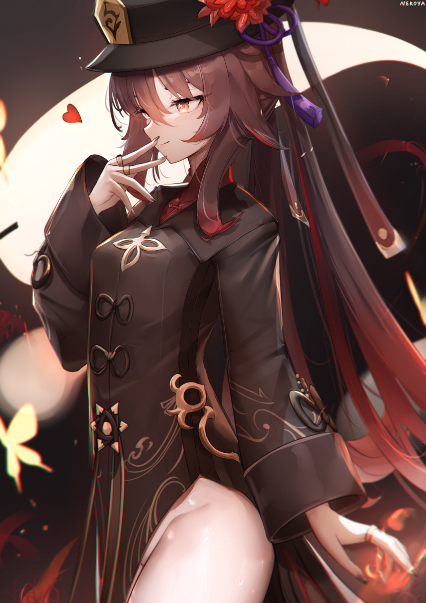 This is a pixiv picture whose title is 胡桃.