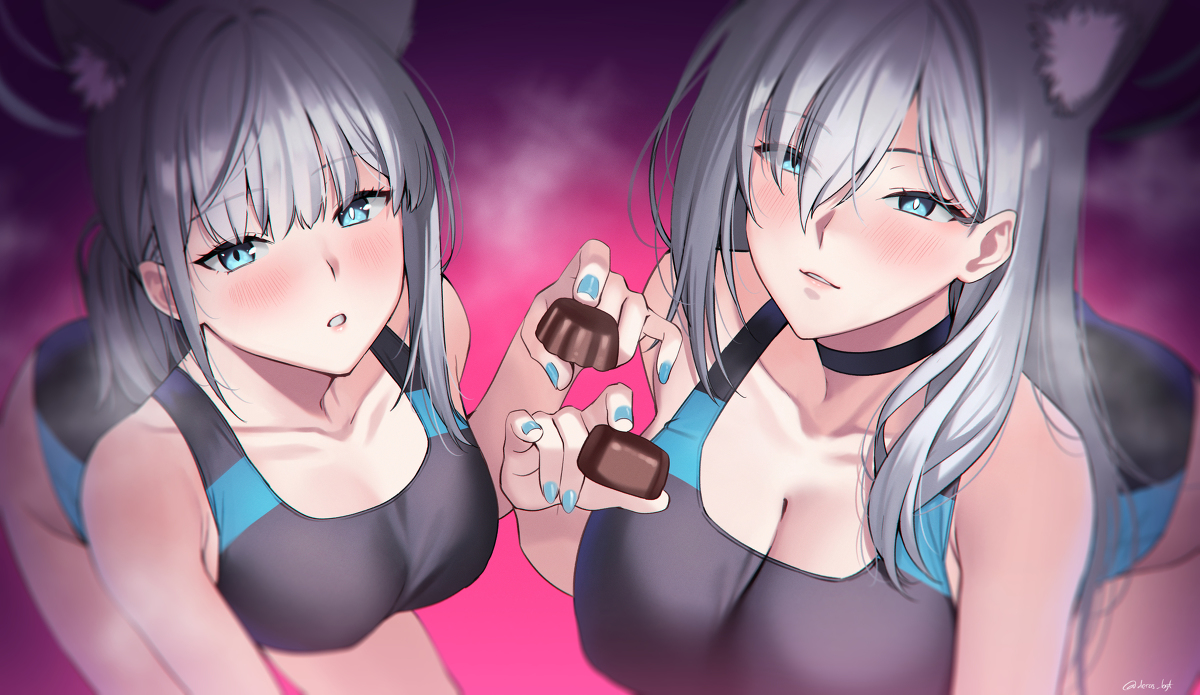 This is a pixiv picture whose title is 「先生、バレンタインのチョコ…あげる…」.