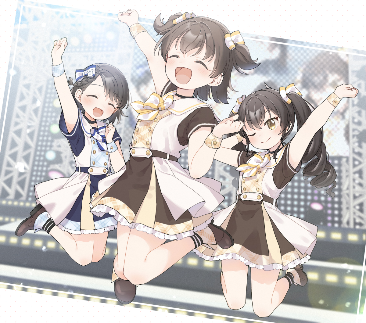 This is a pixiv picture whose title is THE IDOLM@STER MOIW2023.