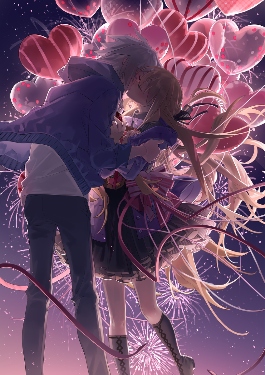 This is a pixiv picture whose title is Valentine's Day.