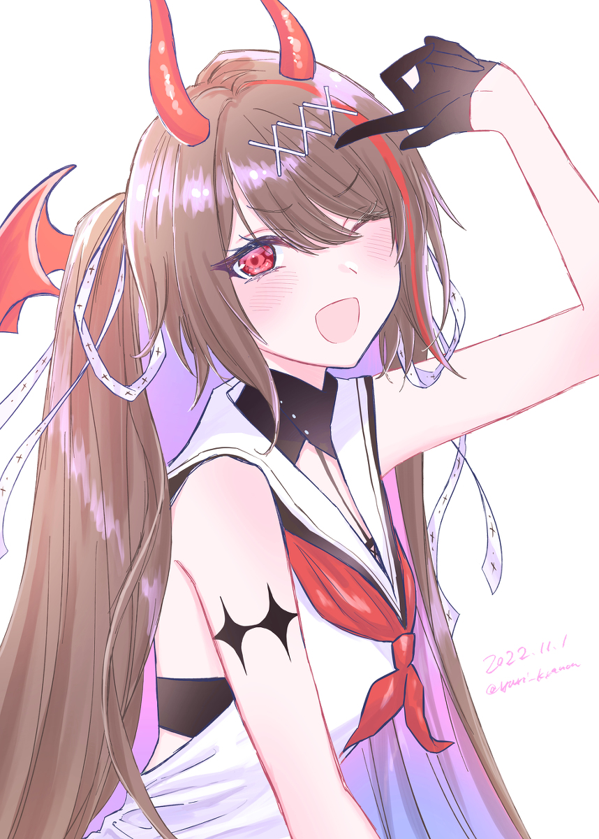 This is a pixiv picture whose title is 逢魔きららちゃん！感謝をこめて！.