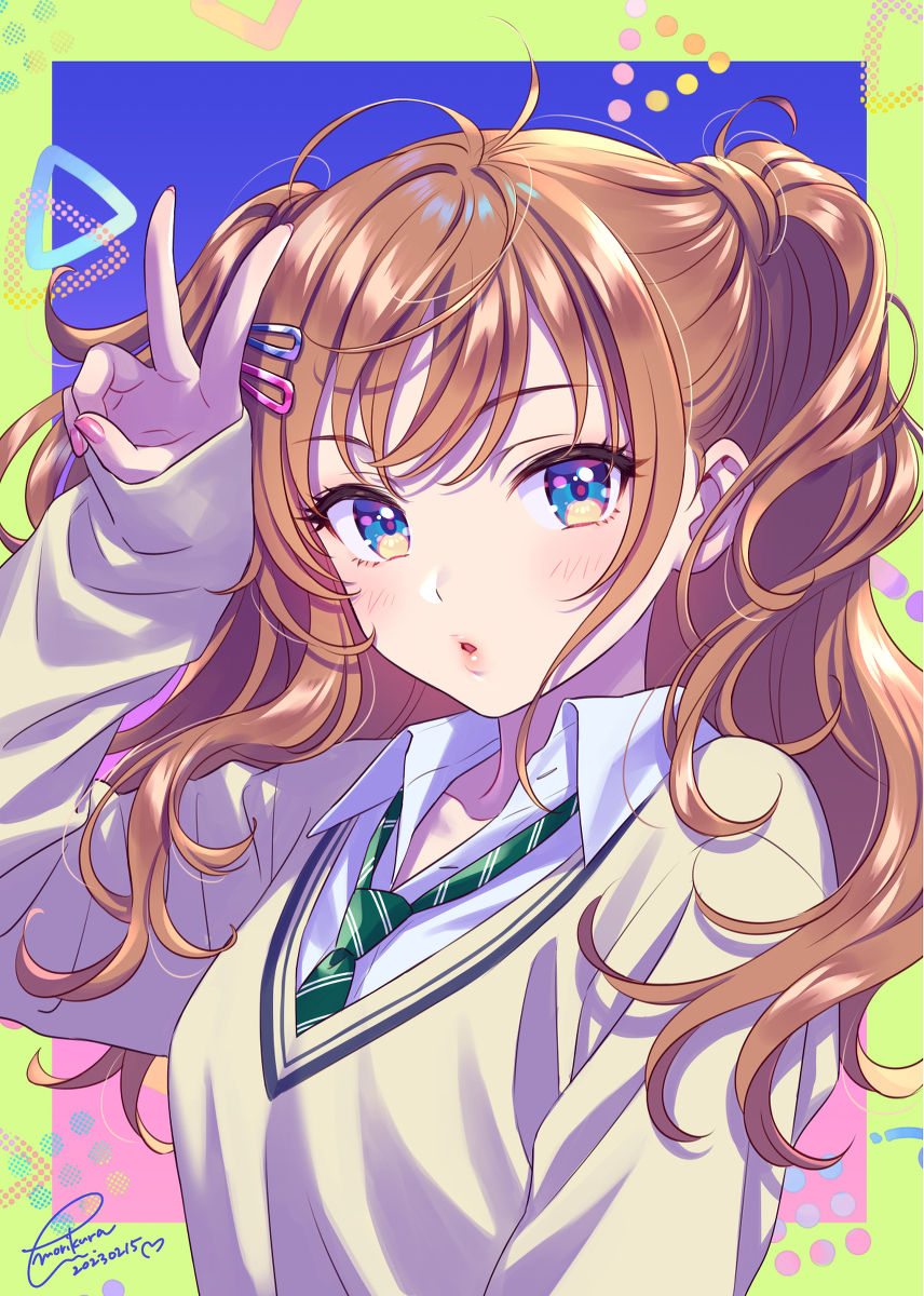 This is a pixiv picture whose title is ハーフツインちゃん.