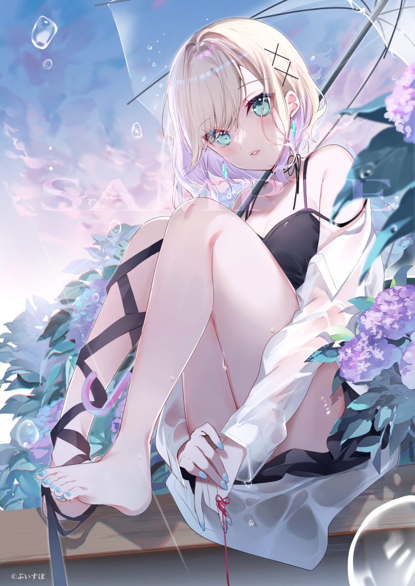 This is a pixiv picture whose title is 梅雨.
