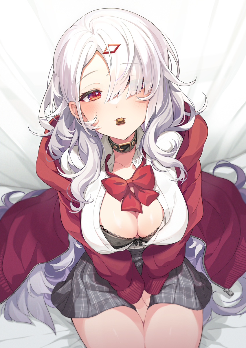 This is a pixiv picture whose title is キス待ち.