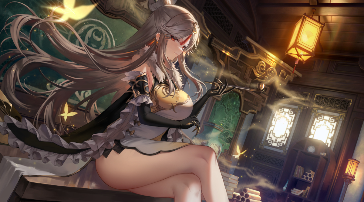 This is a pixiv picture whose title is 凝光.