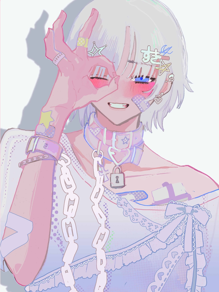 This is a pixiv picture whose title is 創作　おっけー男の子.