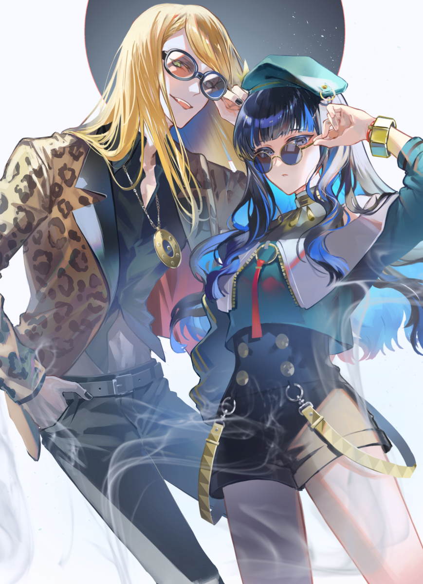This is a pixiv picture whose title is 🕶.