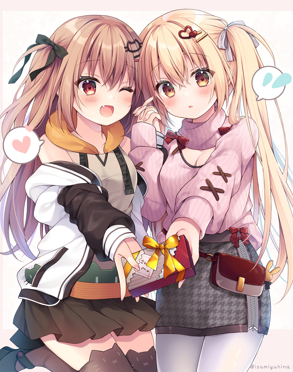 This is a pixiv picture whose title is 💝.