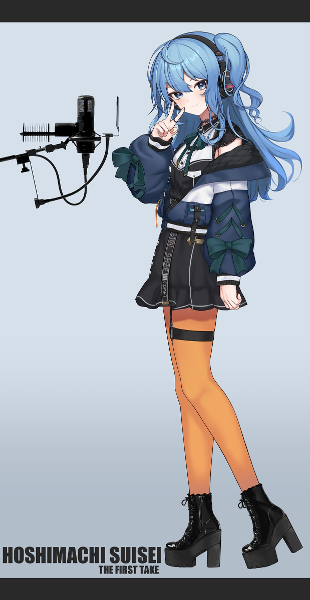 This is a pixiv picture whose title is 星街 すいせい.
