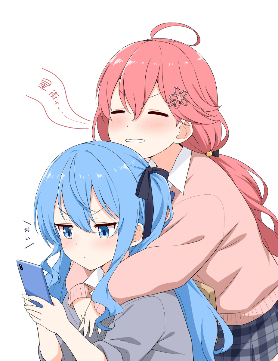 This is a pixiv picture whose title is 仲良し.