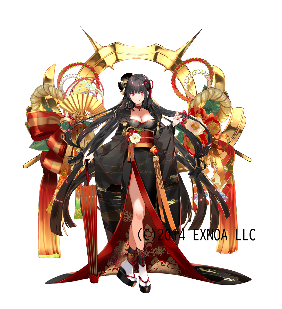 This is a pixiv picture whose title is [正月]立花山城.