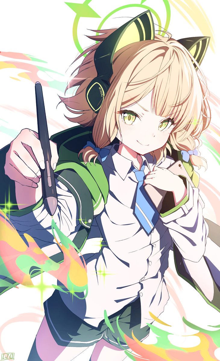 This is a pixiv picture whose title is 才羽ミドリ.